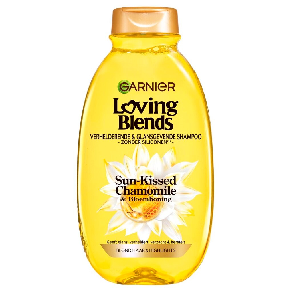 Garnier Loving Blends Sun-Kissed Chamomile & Bloemenhoning Verhelderende & Glansgevende Shampoo