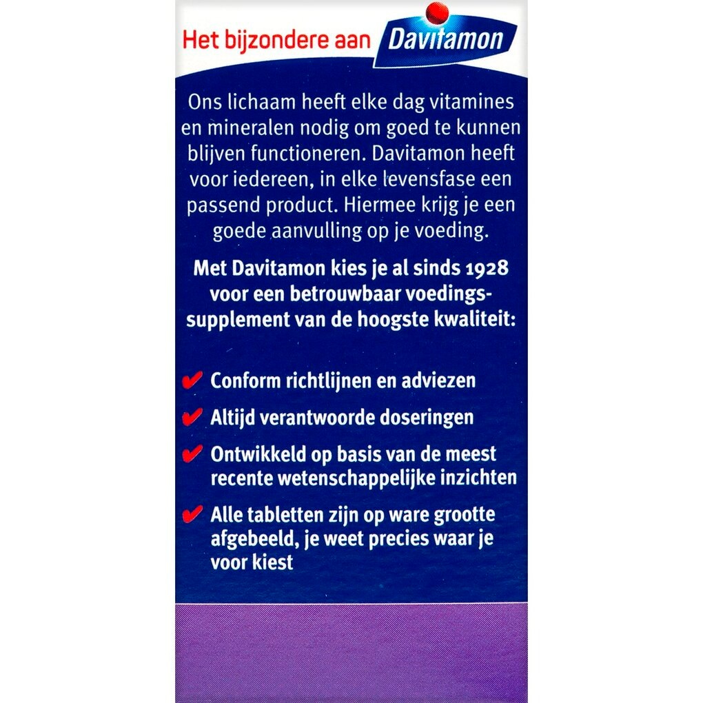 Davitamon Vitamine D3 Vanaf 50 Jaar Tabletten