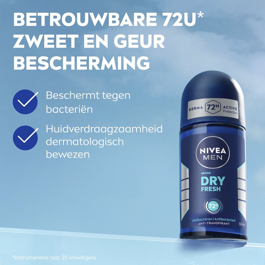 NIVEA Men Dry Fresh Antitranspirant Roller