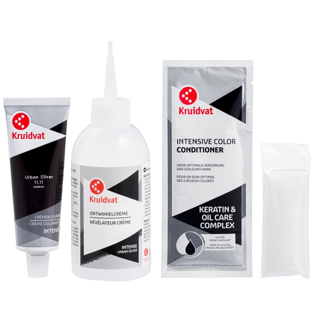 Kruidvat Intense 11.11 Urban Silver Crème Haarkleuring