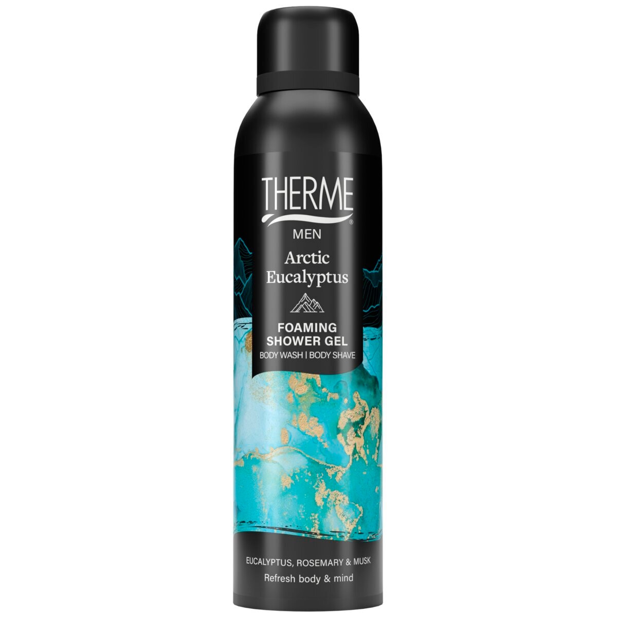 Afbeelding van Therme Men Arctic Eucalyptus Schuimende Douchegel - 200ml