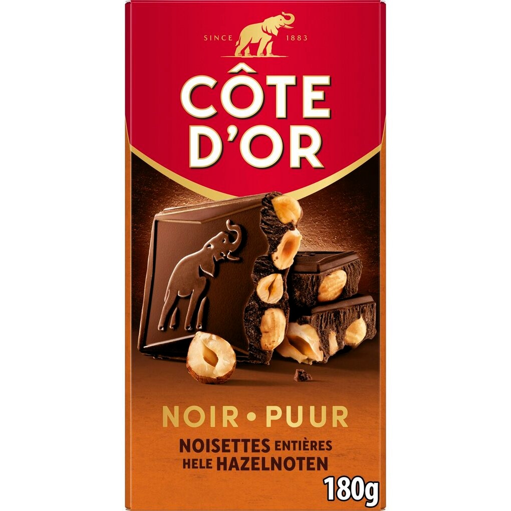 Côte d'Or Bloc Puur Hele Hazelnoot Chocoladereep