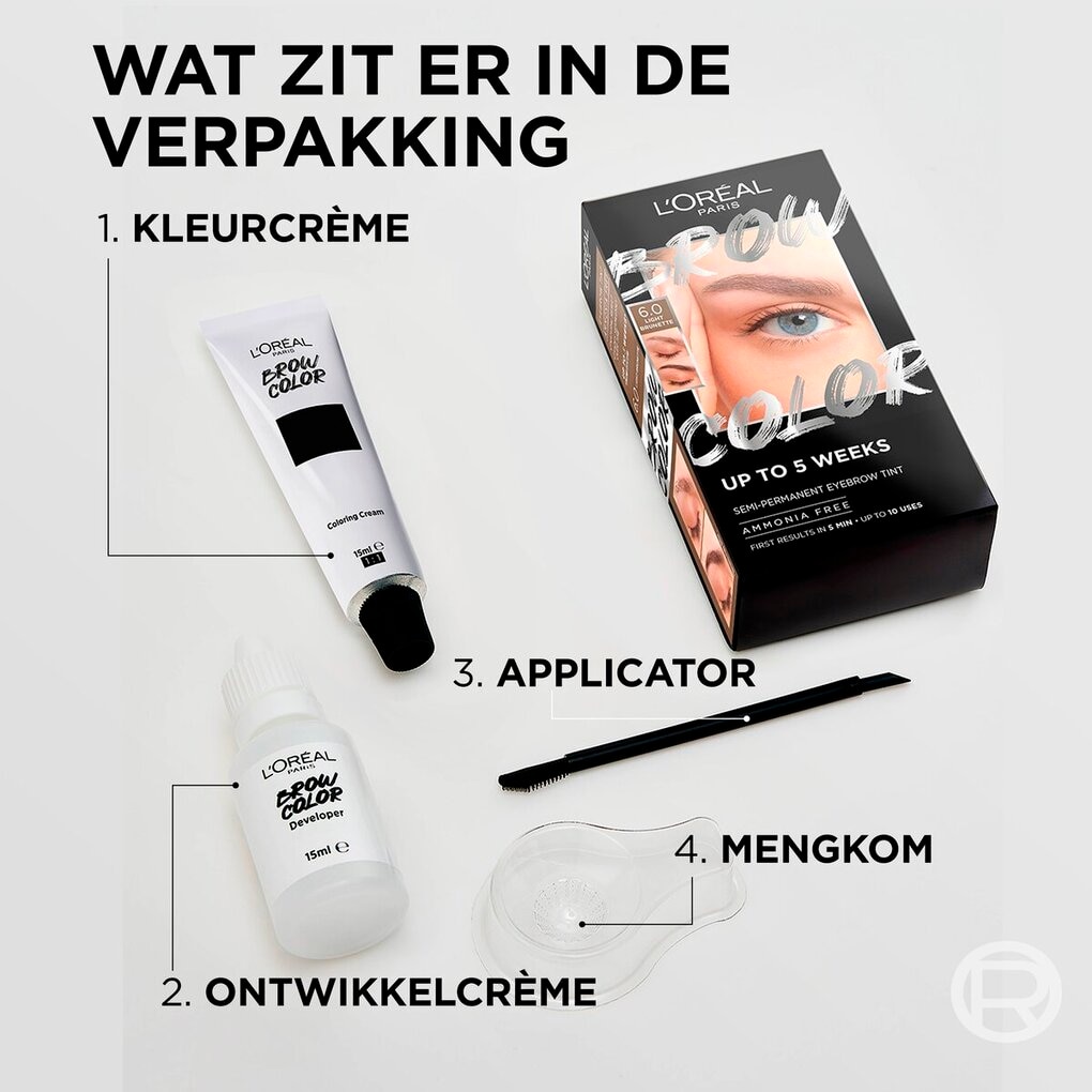 L'Oréal Paris 3.0 Dark Brunette Brow Color Wenkbrauwverf