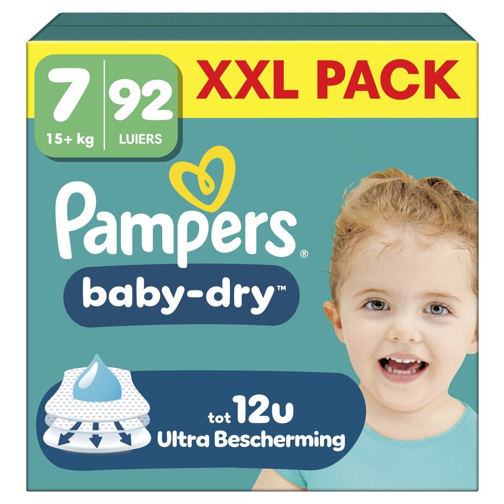 Pampers Baby-Dry Maat 7 Luiers