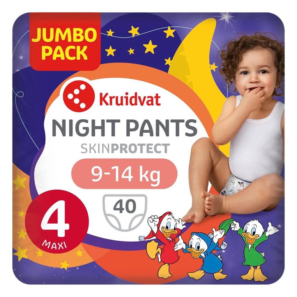 Kruidvat Night Pants Maxi Maat 4 Luierbroekjes Jumbopack Kruidvat Night Pants Maxi Maat 4 Luierbroekjes Jumbopack