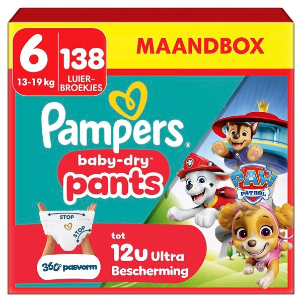 Pampers Baby-Dry Paw Patrol Pants Maat 6 Luierbroekjes