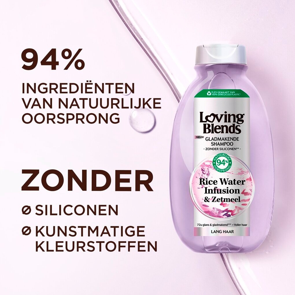 Garnier Loving Blends Rice Water Infusion & Zetmeel Gladmakende Shampoo