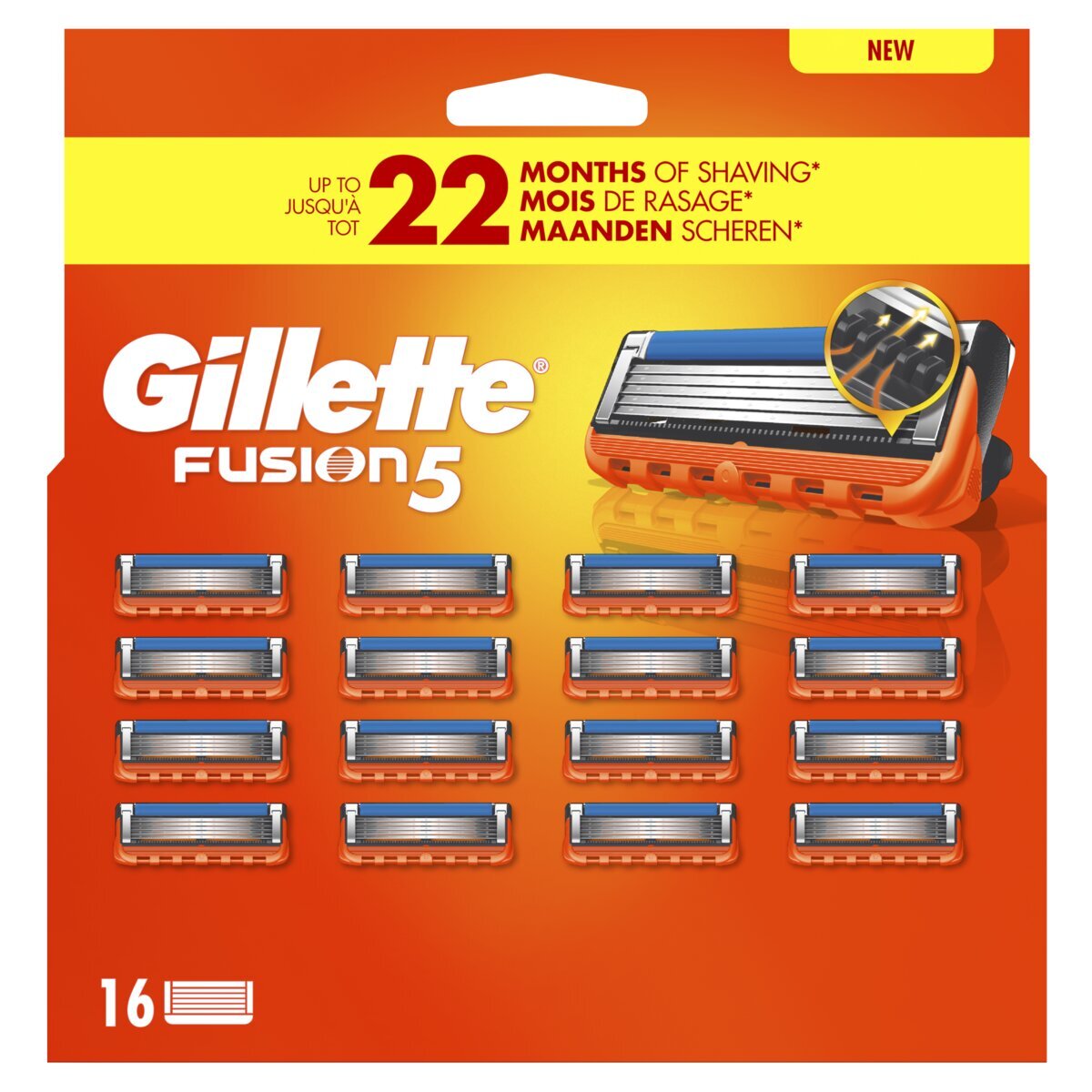Gillette Fusion 5 Scheermesjes - 16 mesjes
