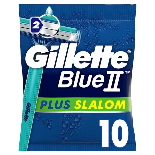 Gillette Blue II Plus Slalom Wegwerpscheermesjes