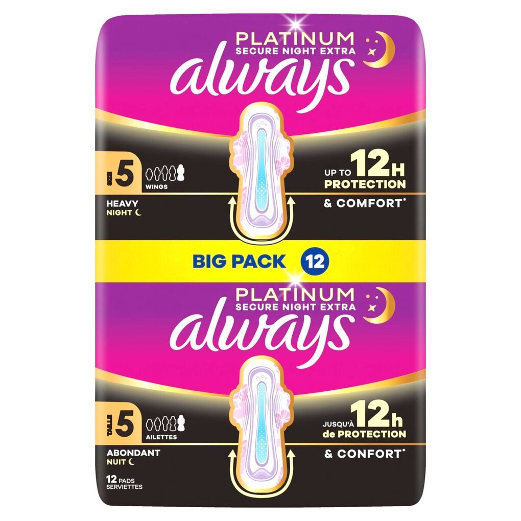 Always Platinum Secure Night Maandverband
