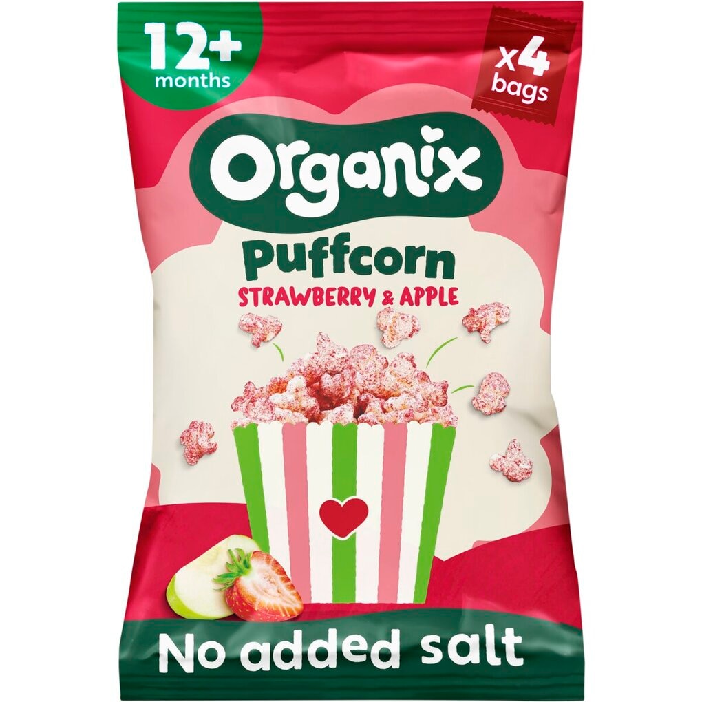 Organix Strawberry Puffcorn