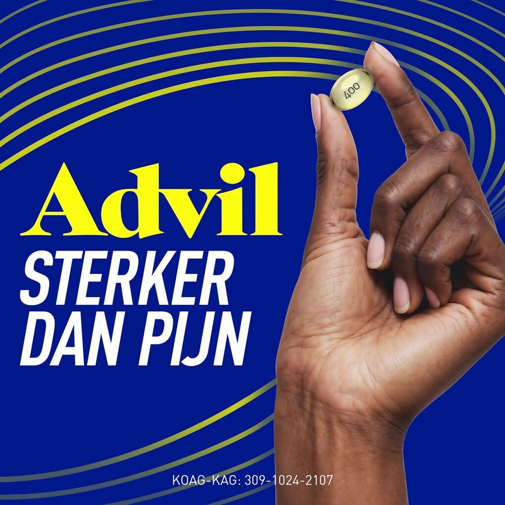 Advil Reliva Forte 400mg Ibuprofen Liquid-Caps