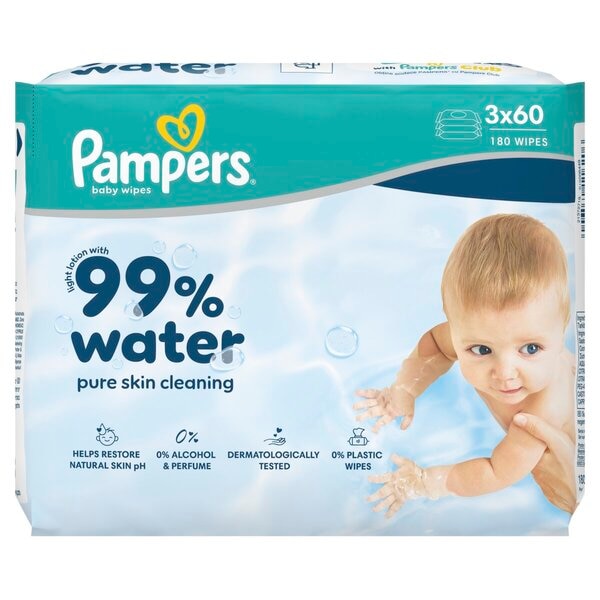 Pampers 99% Water Babydoekjes
