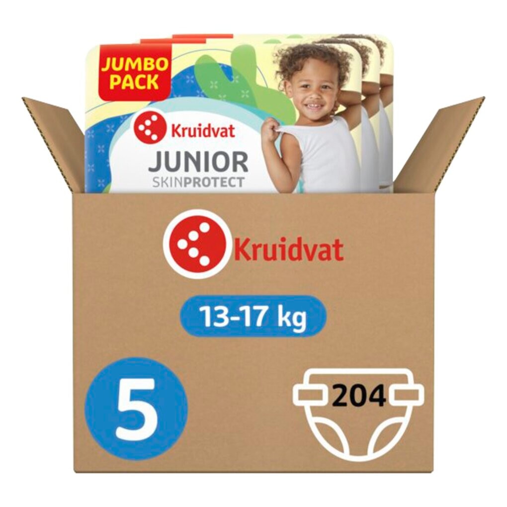 Kruidvat Junior Maat 5 Luiers Volumedoos