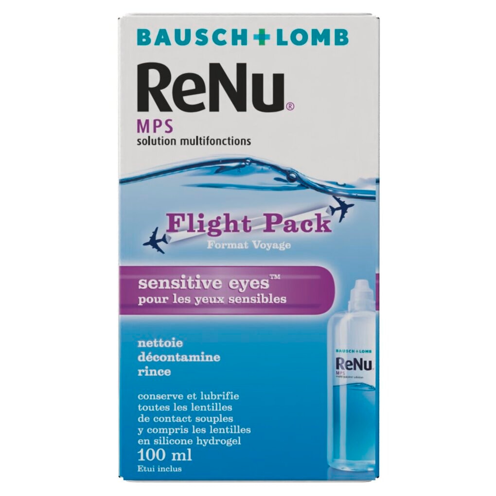 Bausch & Lomb ReNu MPS Sensitive Eyes Flightpack