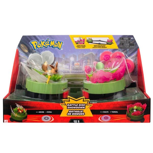 Pokemon Battle Disc Showdown Eevee & Ralts