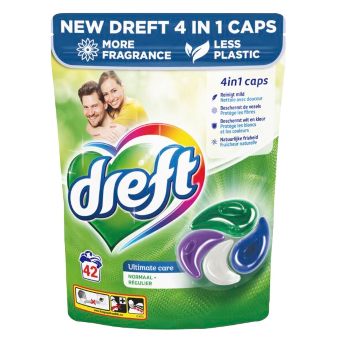 Afbeelding van Dreft 4in1 Wasmiddel Capsules Regular - 42 capsules