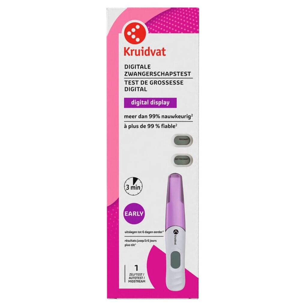 Kruidvat Digitale Zwangerschapstest