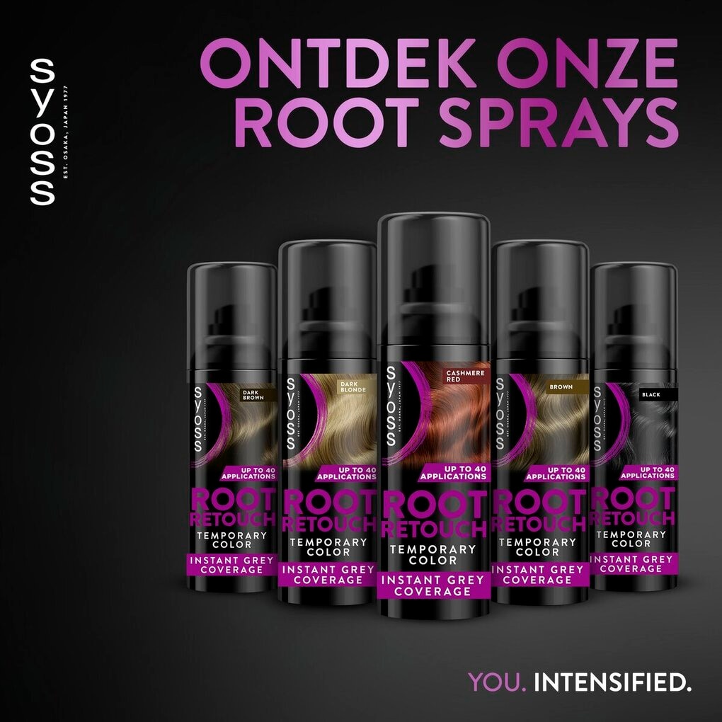Syoss Root Retouch Cashmere Rood Uitgroeispray