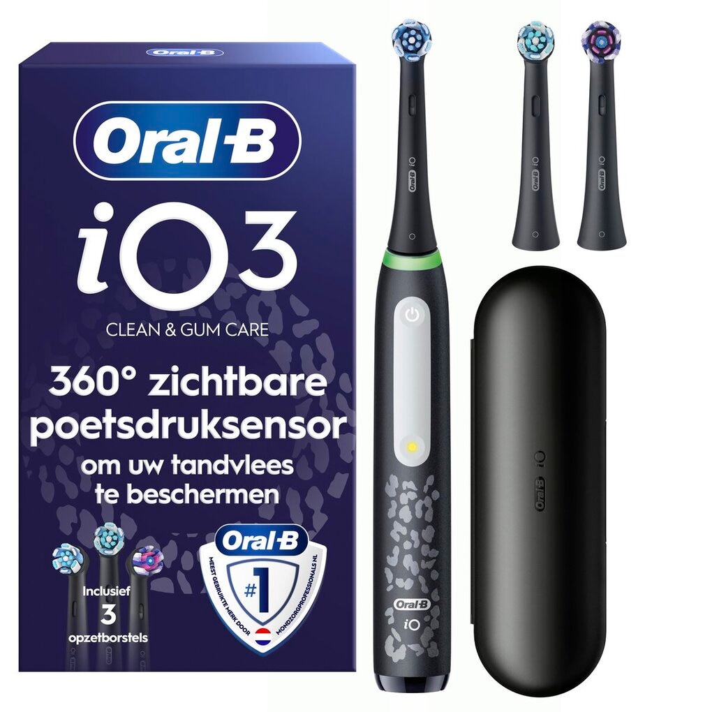Oral-B iO3 Leopard Elektrische Tandenborstel Oral-B iO3 Leopard Elektrische Tandenborstel
