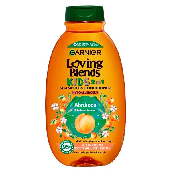 Garnier Loving Blends Kids Abrikoos & Katoenbloesem 2-in-1 Shampoo & Conditioner