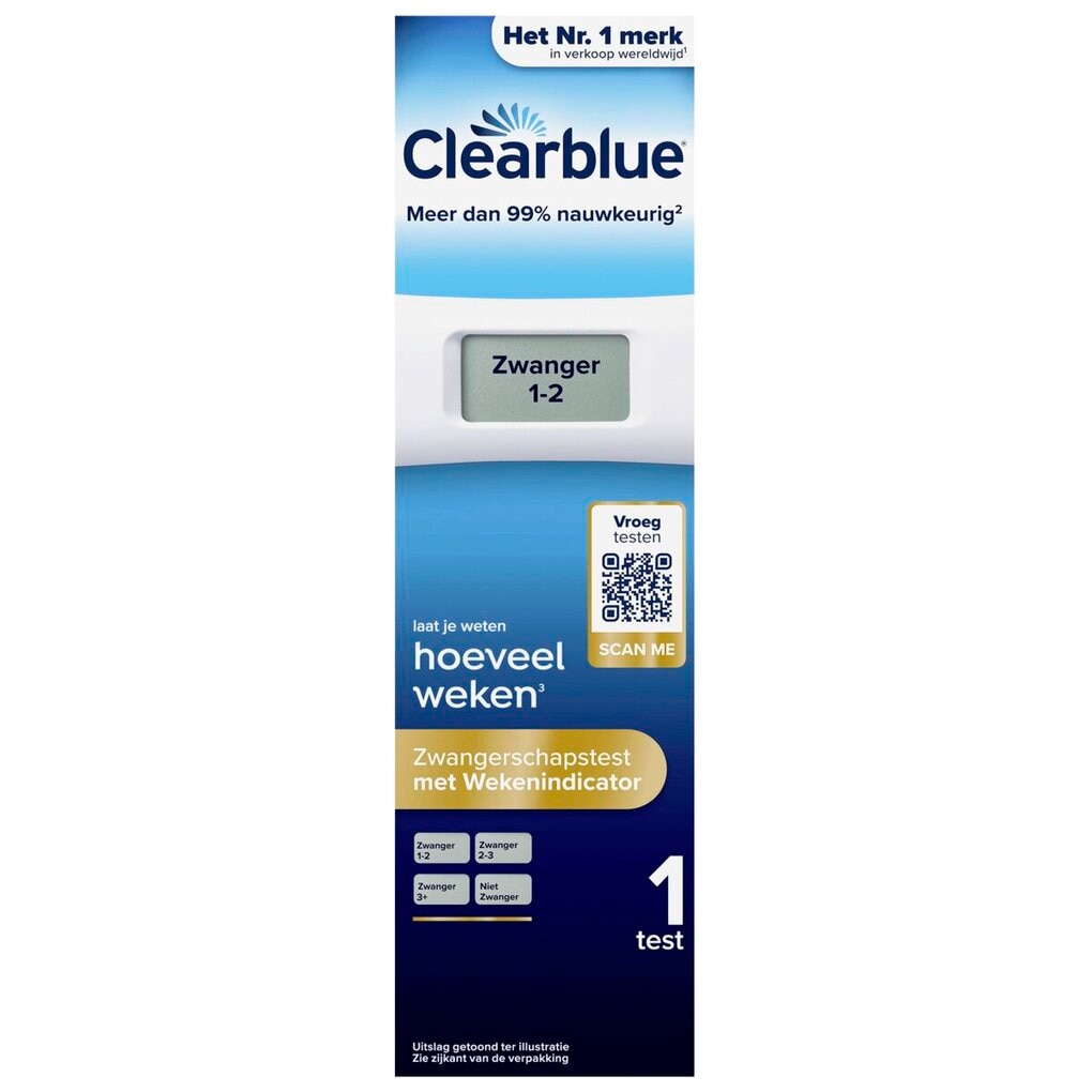 Clearblue Digitale Zwangerschapstest met Wekenindicator