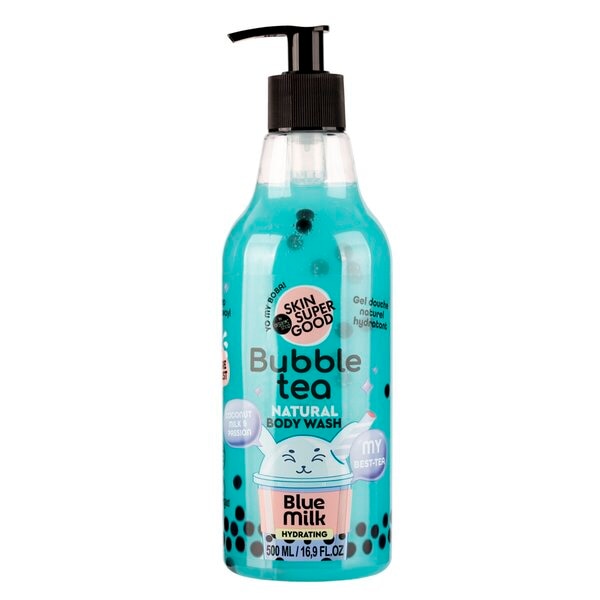 Organic Shop Bubble Tea Blue Milk Natural Bodywash