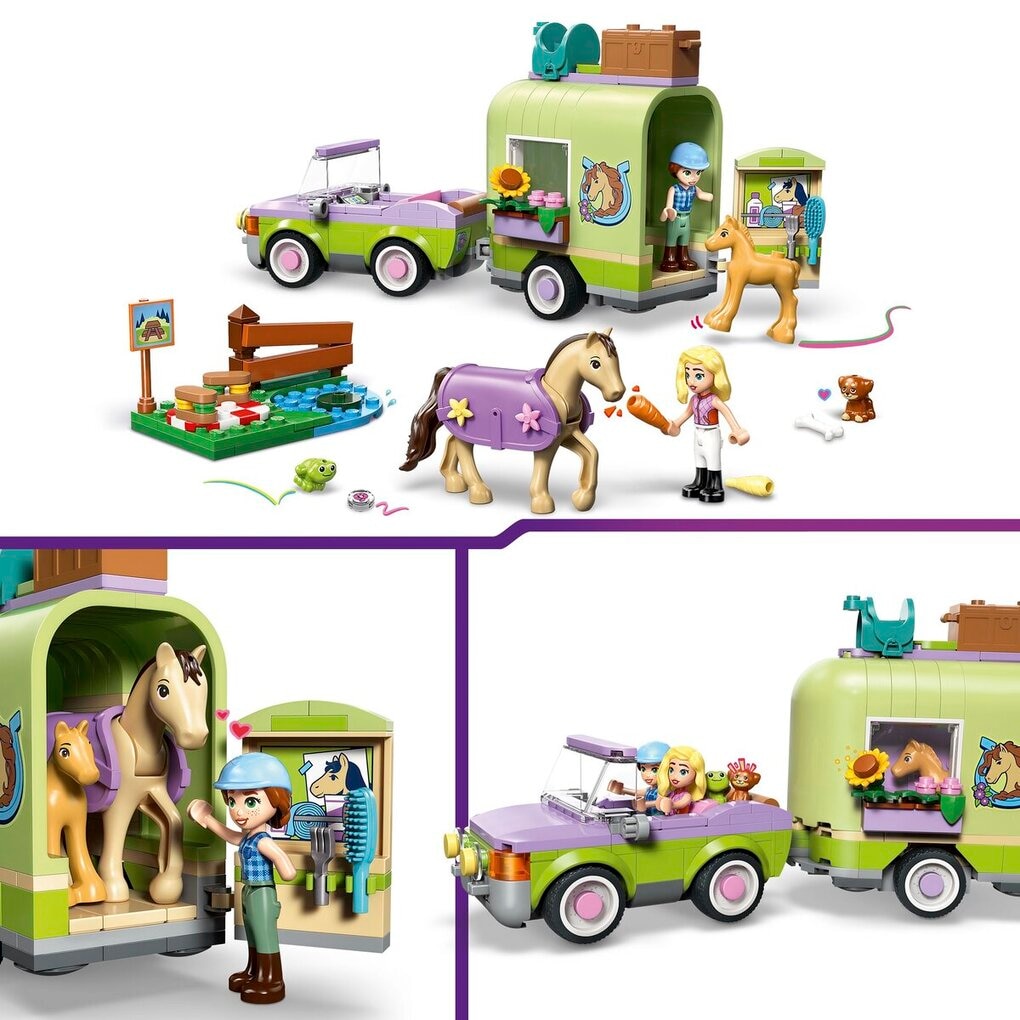 LEGO Friends 42695 Trailer met Paard en Veulen