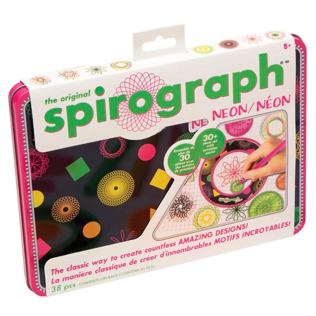 Spirograph Neon Tin Spirograph Neon Tin