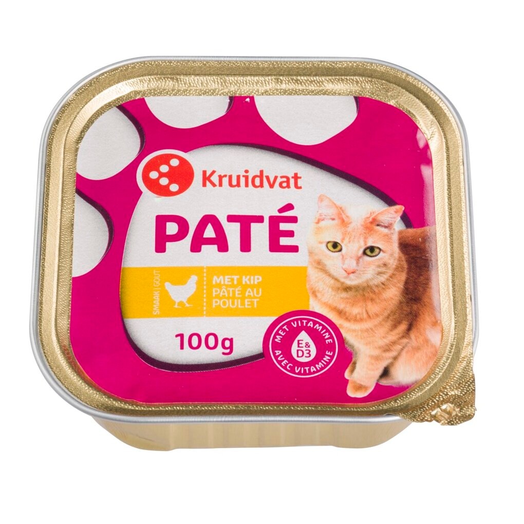 Kruidvat Paté met Kip Kattenvoer