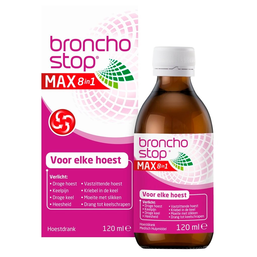 Bronchostop Max 8-in-1 Hoestdrank