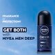 NIVEA Men Deep Black Carbon Dark Wood Antitranspirant Roller
