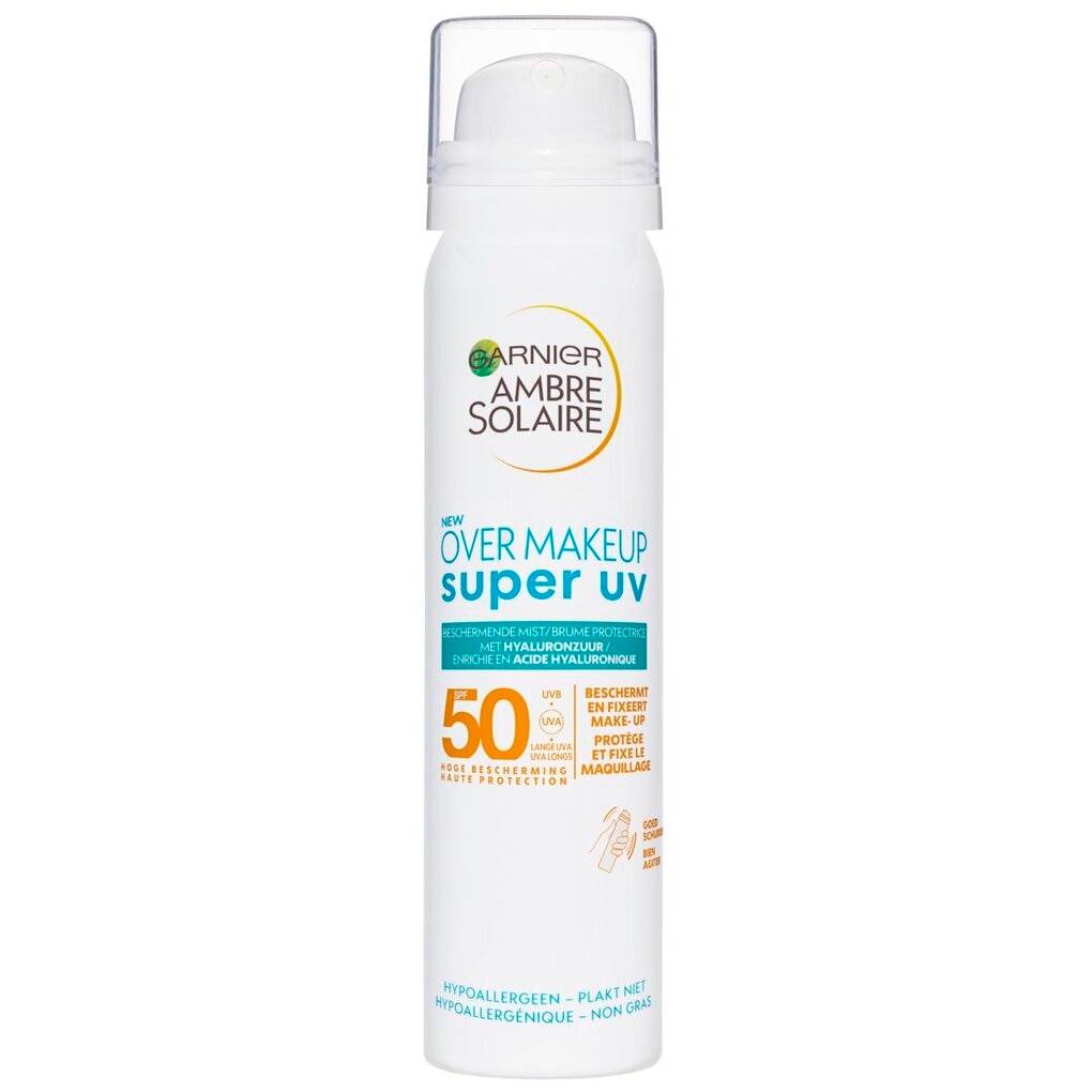 Garnier Ambre Solaire Over Make-Up Super Uv SPF50 Mist Garnier Ambre Solaire Over Make-Up Super Uv SPF50 Mist