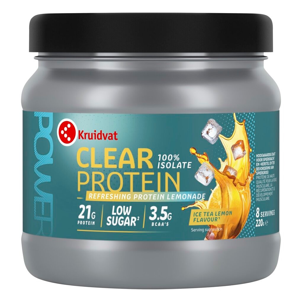 Kruidvat Clear Protein 100% Isolate Ice Tea Lemon Refreshing Protein Lemonade