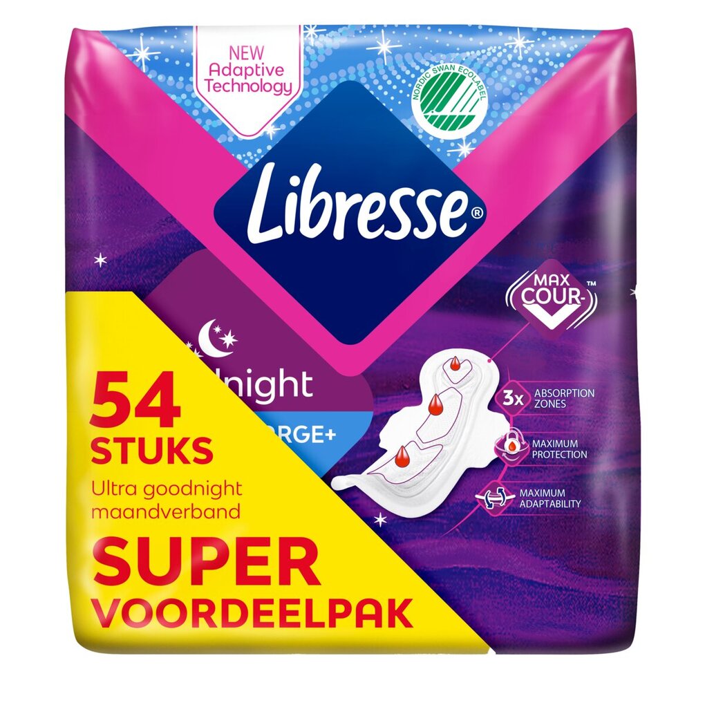 Libresse Ultra Goodnight Large+ Wing Maandverband