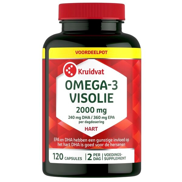 Kruidvat Omega-3 Visolie 2000mg Capsules