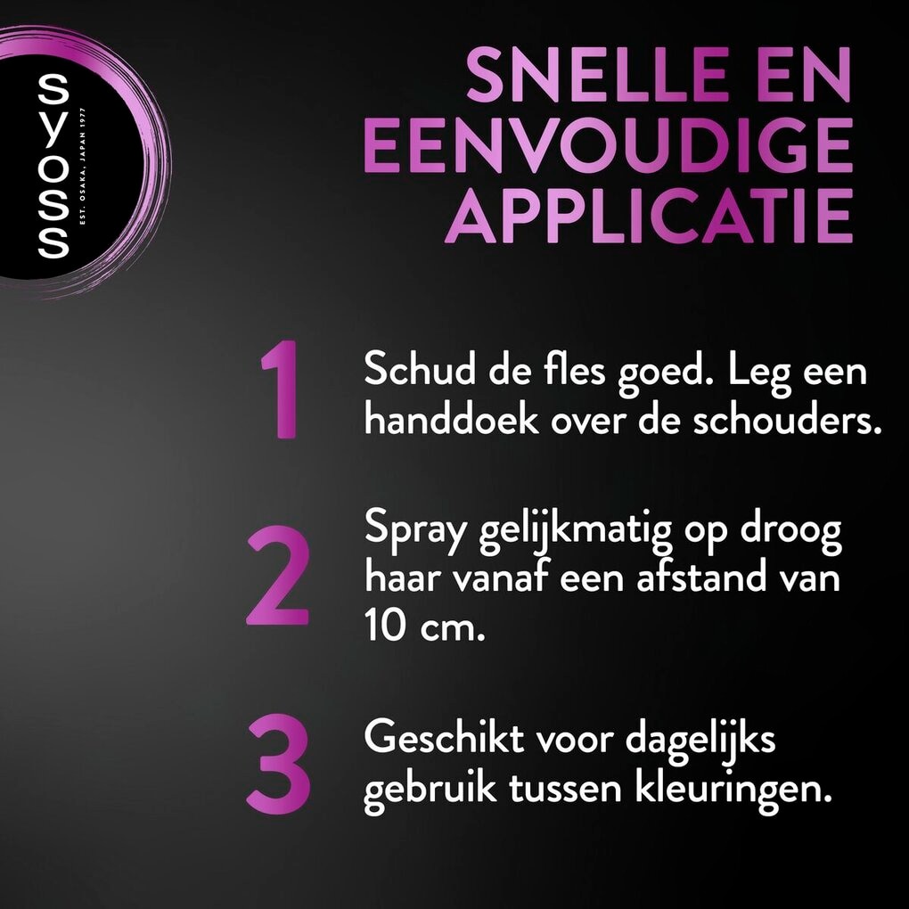 SYOSS Zwart Uitgroeispray