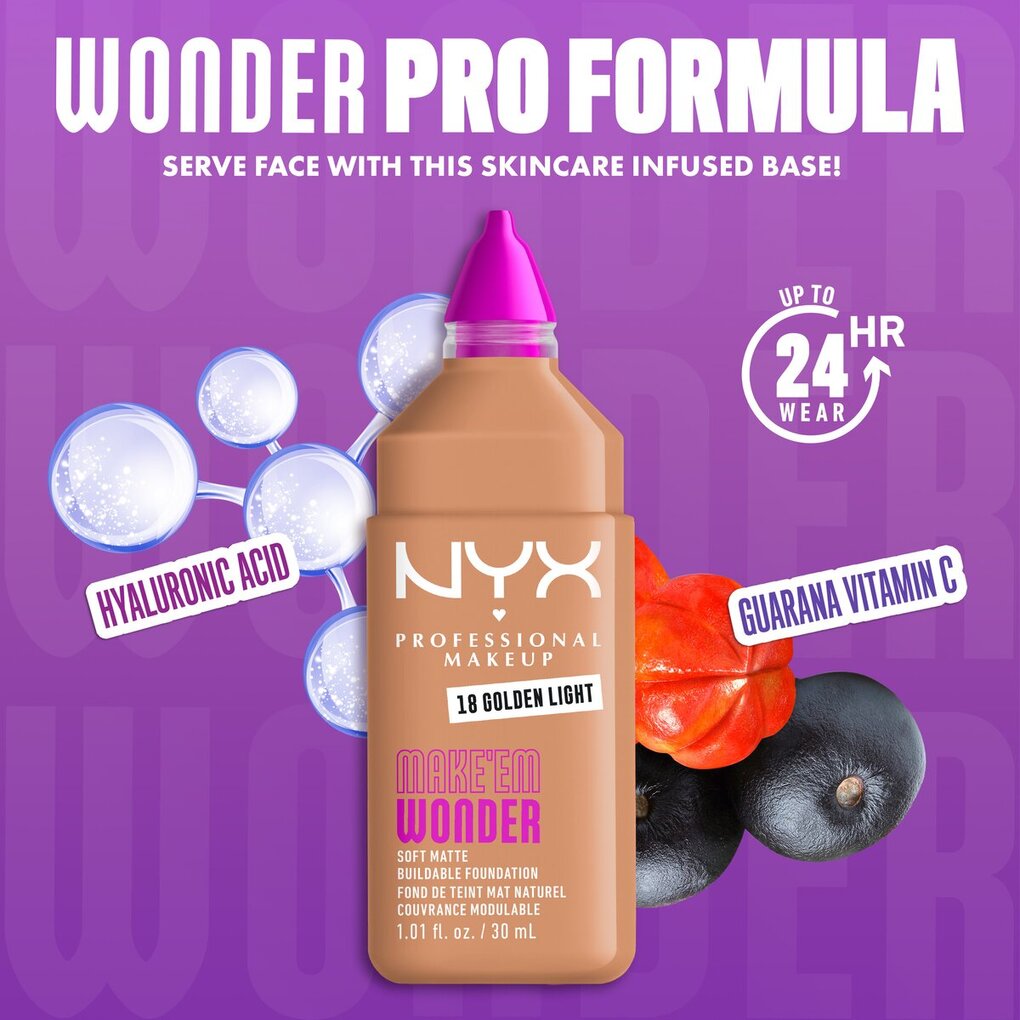 NYX Professional Makeup Make 'Em Wonder 18 Golden Light Foundation