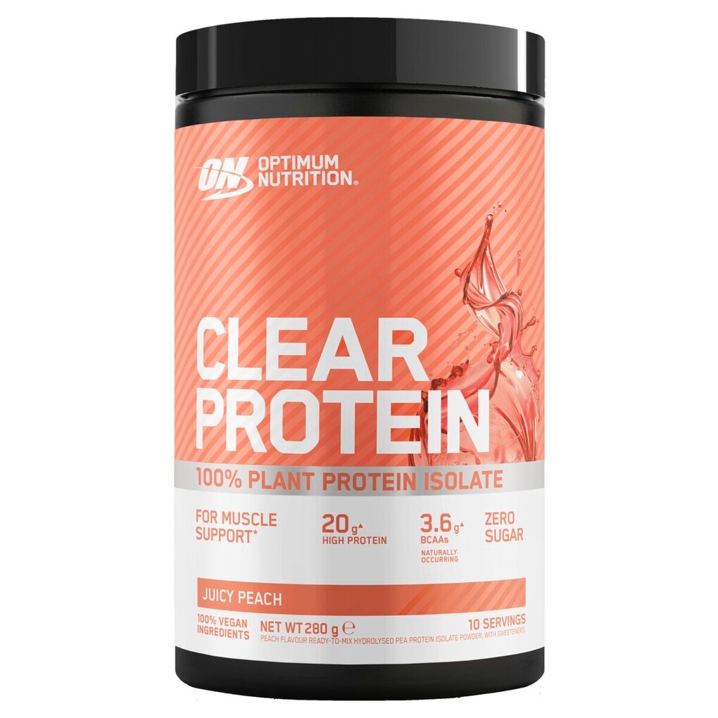 Optimum Nutrition Clear Protein Juicy Peach 100% Plant Protein Isolate
