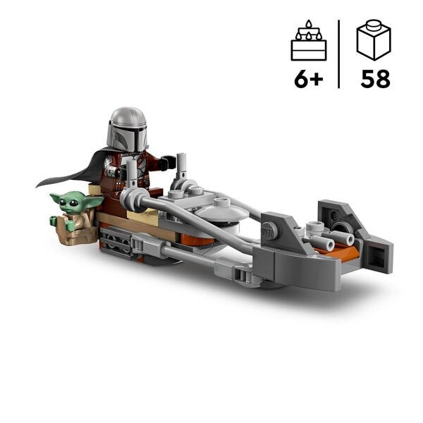 LEGO Star Wars 75436 De Mandalorian en Grogu's Speederbike | Kruidvat