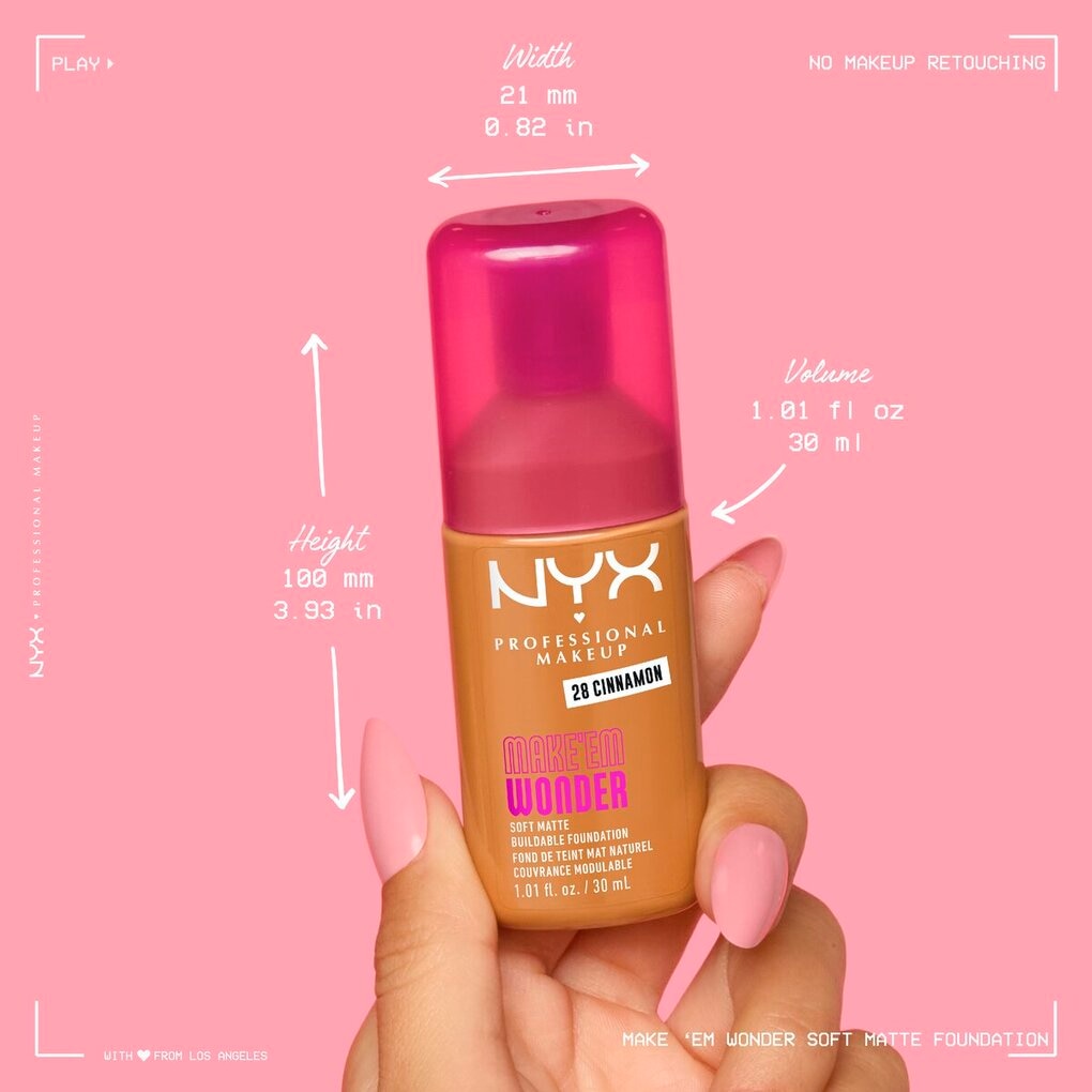 NYX Professional Makeup Make 'Em Wonder 39 Cocoa Foundation