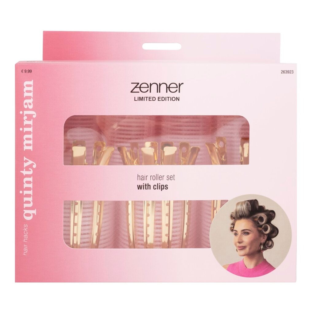 Zenner X Quinty Mirjam Hair Hacks Hair Roller Set with Clips Zenner X Quinty Mirjam Hair Hacks Hair Roller Set with Clips
