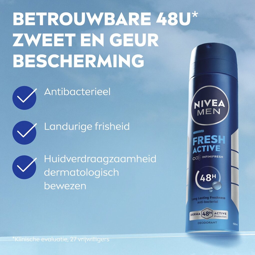 NIVEA Men Fresh Active Deodorant Spray