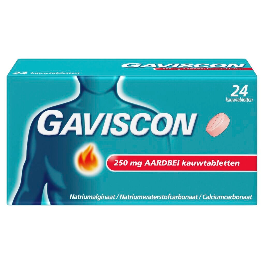 Gavison Aardbei Kauwtabletten Gavison Aardbei Kauwtabletten