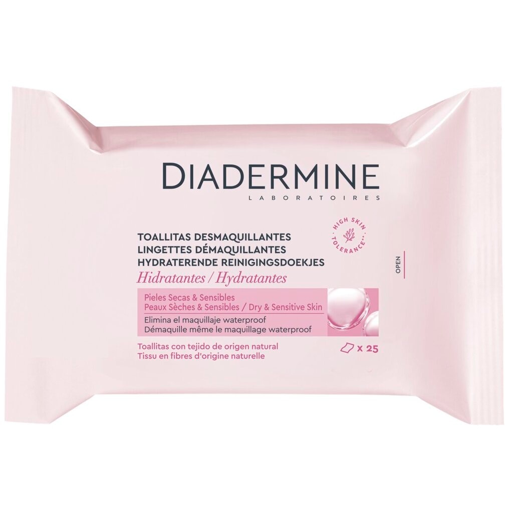 Diadermine Hydraterende Reinigingsdoekjes