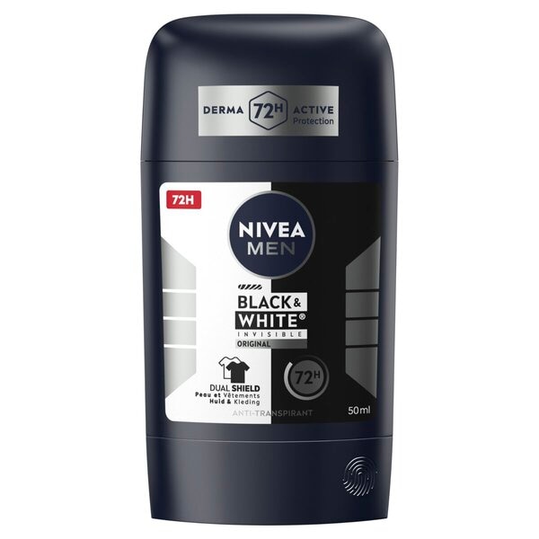 NIVEA Men Black & White Invisible Deodorant Stick
