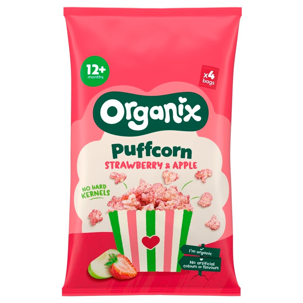 Organix Strawberry Puffcorn