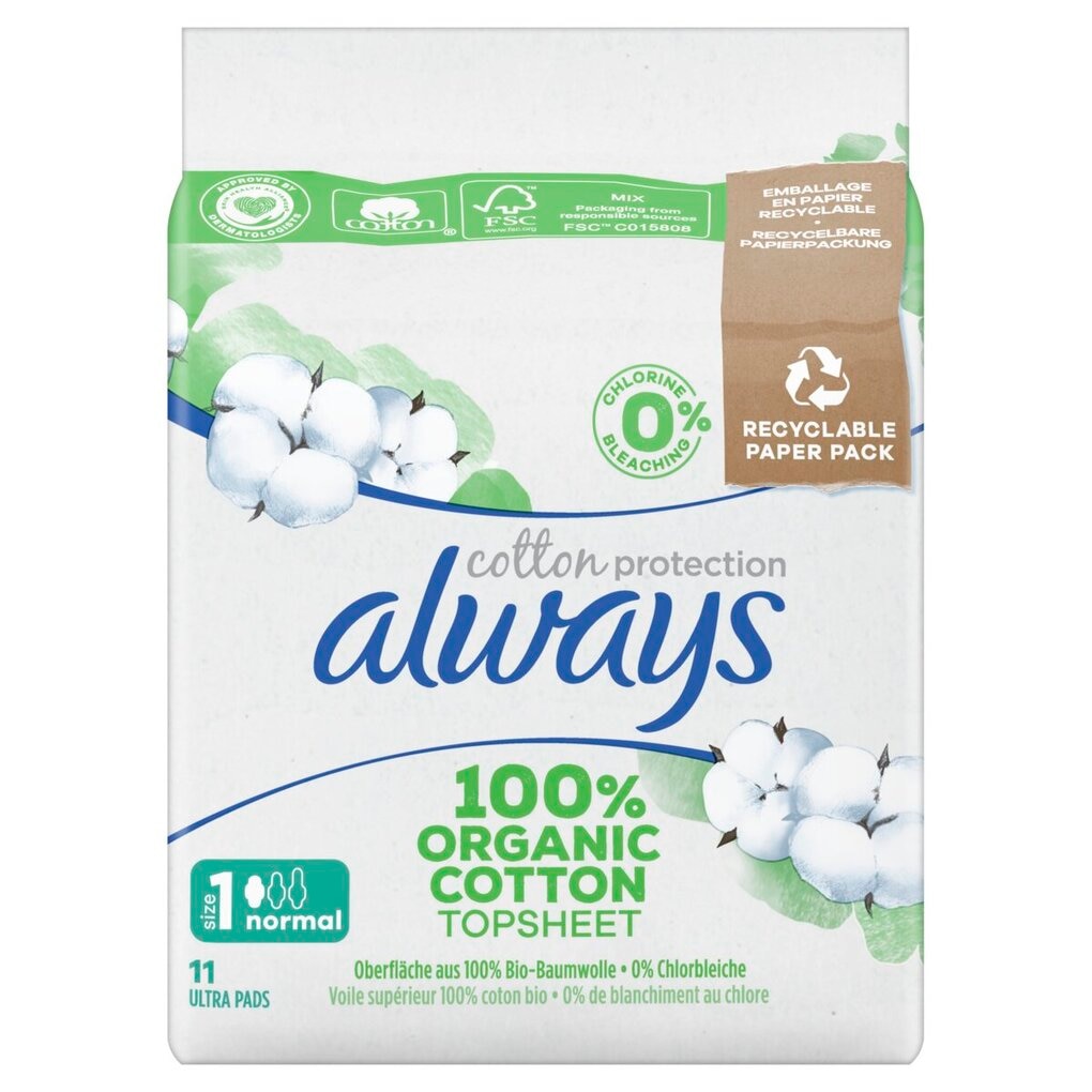 Always Cotton Protection Normal Plus Maandverband