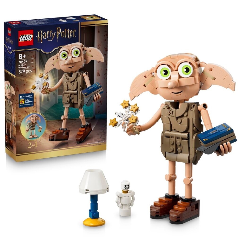 LEGO Harry Potter 76469 Dobby de Vrije Elf LEGO Harry Potter 76469 Dobby de Vrije Elf