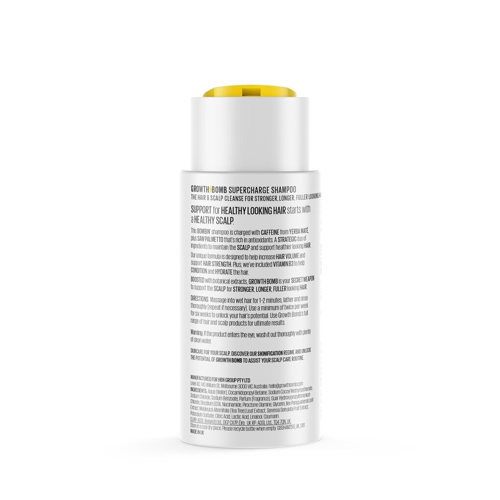 Growth Bomb Hair & Scalp Cleanse Supercharge Shampoo
